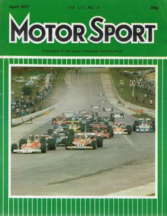 MOTOR SPORT 1977 APR - R-R SILVER SHADOW, M-B RALLYEWAGEN, FIAT X1/9